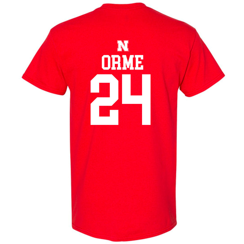 Nebraska - NCAA Men's Basketball : Sam Orme - Generic Shersey T-Shirt-1