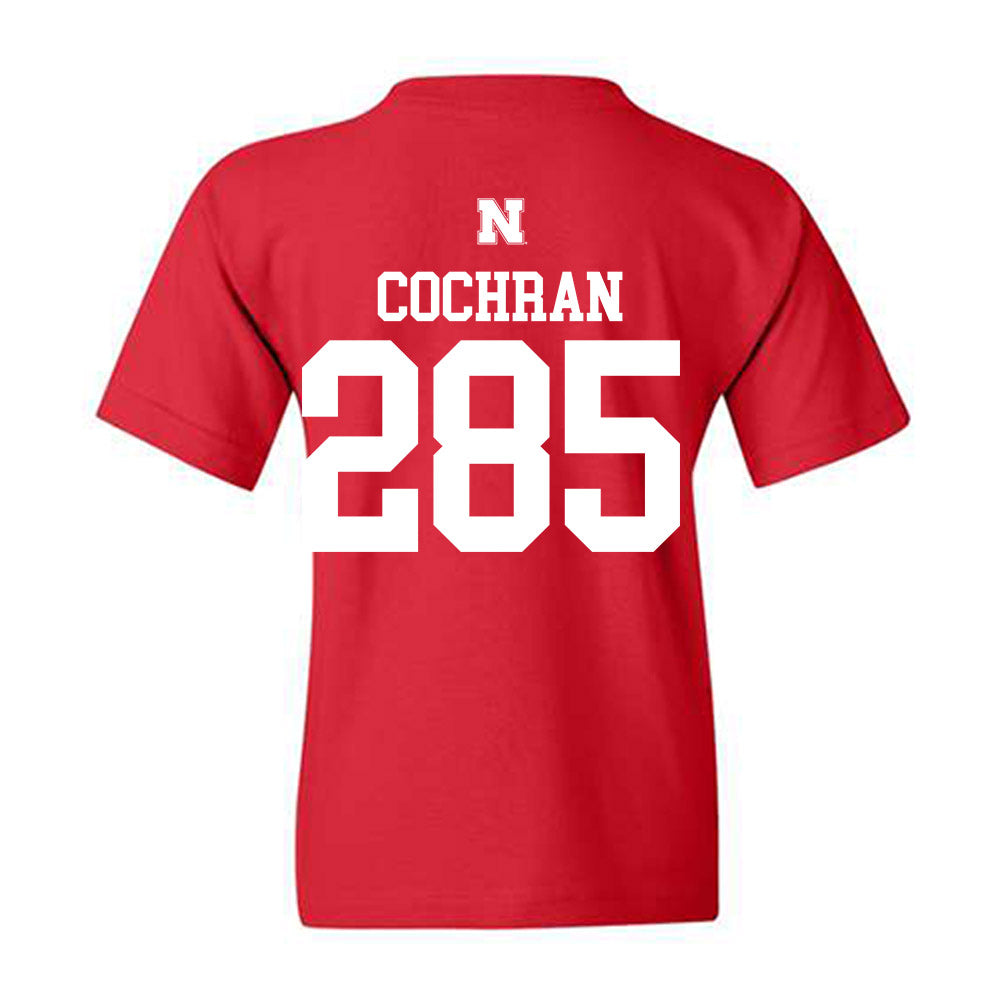 Nebraska - NCAA Wrestling : Lucas Cochran - Generic Shersey Youth T-Shirt-1