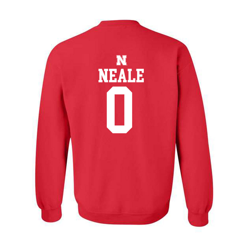 Nebraska - NCAA Women's Basketball : Alanna Neale - Generic Shersey Crewneck Sweatshirt-1