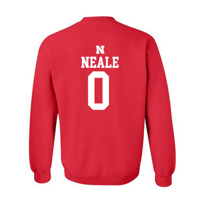 Nebraska - NCAA Women's Basketball : Alanna Neale - Generic Shersey Crewneck Sweatshirt-1