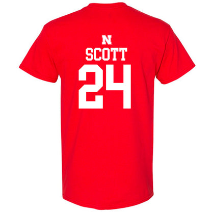 Nebraska - NCAA Football : Nalin Scott - Generic Shersey T-Shirt-1