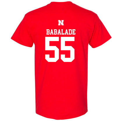 Nebraska - NCAA Football : Tree Babalade - Generic Shersey T-Shirt-1