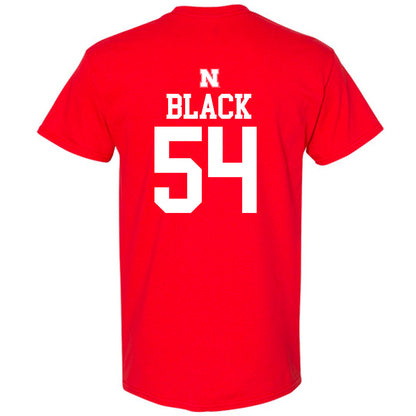 Nebraska - NCAA Football : Brendan Black - Generic Shersey T-Shirt-1