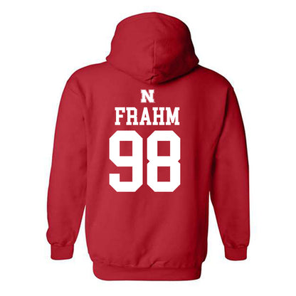 Nebraska - NCAA Softball : Jordyn Frahm - Generic Shersey Hooded Sweatshirt-1