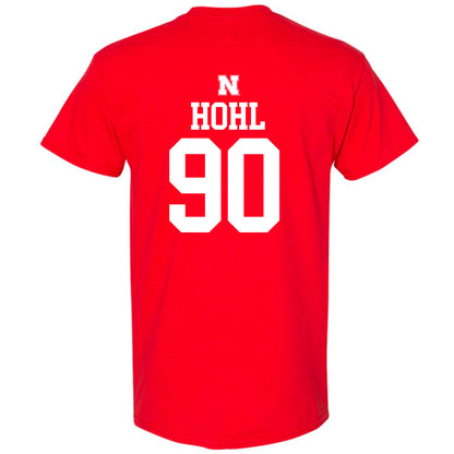 Nebraska - NCAA Football : John Hohl - Generic Shersey T-Shirt-1