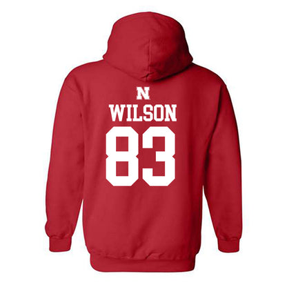 Nebraska - NCAA Football : Archie Wilson - Generic Shersey Hooded Sweatshirt-1