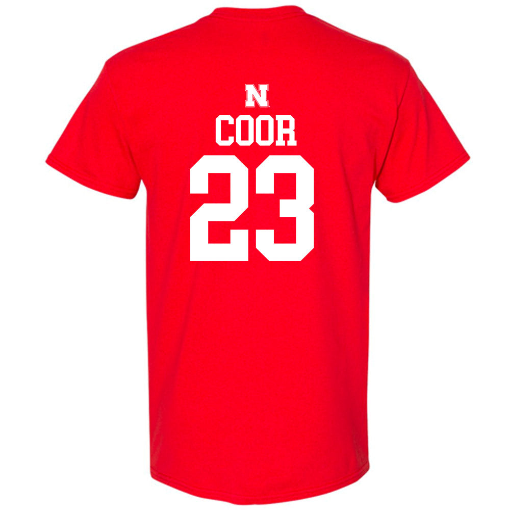 Nebraska - NCAA Softball : Hannah Coor - Generic Shersey T-Shirt-1