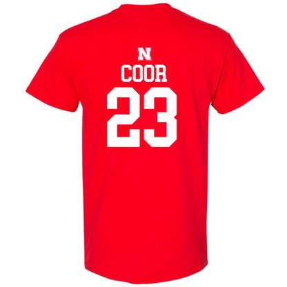 Nebraska - NCAA Softball : Hannah Coor - Generic Shersey T-Shirt-1