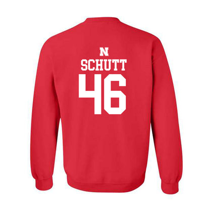 Nebraska - NCAA Football : Connor Schutt - Generic Shersey Crewneck Sweatshirt-1