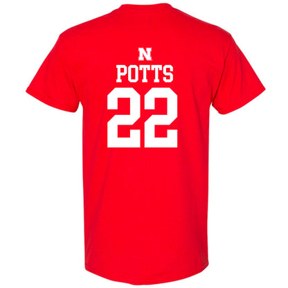 Nebraska - NCAA Women's Basketball : Natalie Potts - Generic Shersey T-Shirt