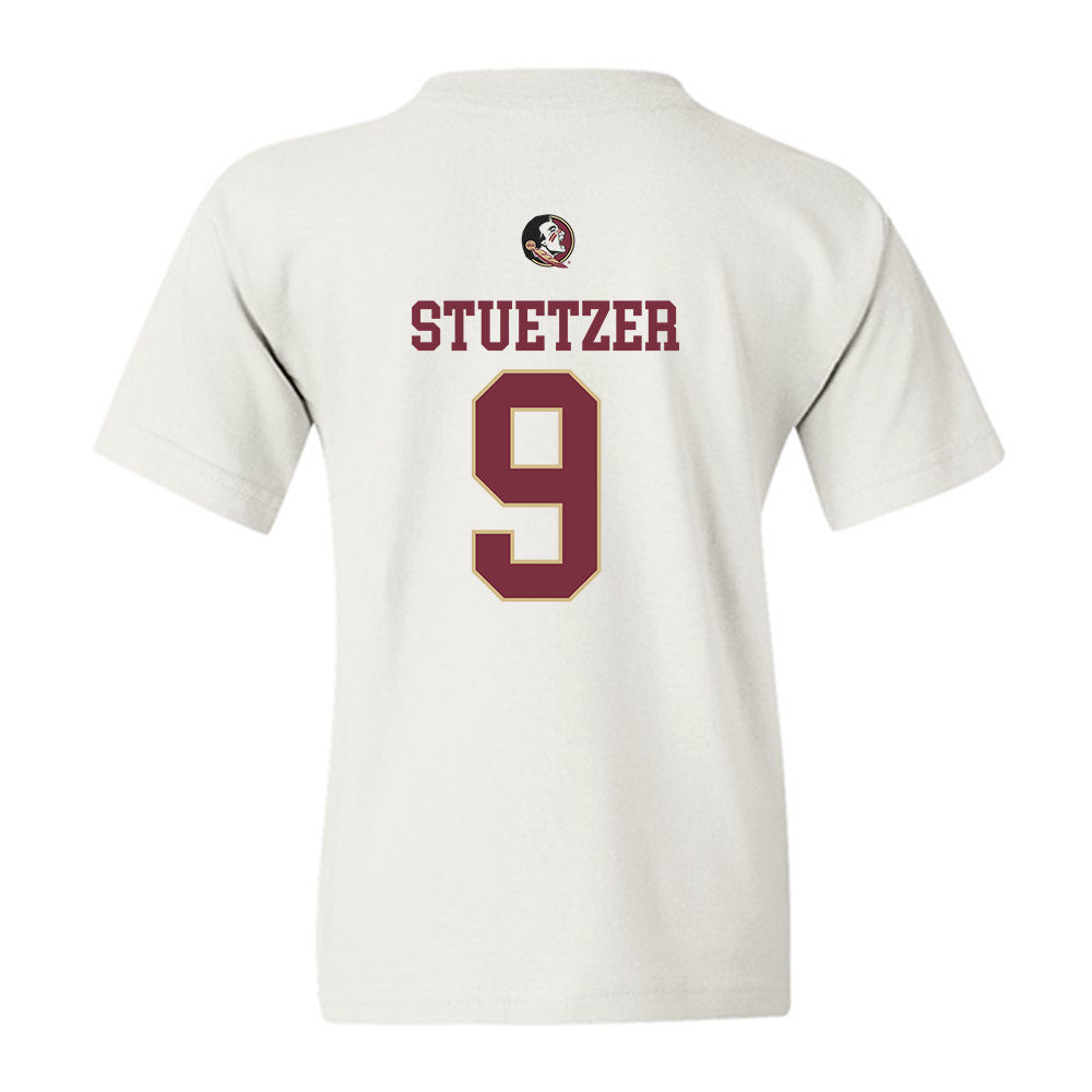 FSU - NCAA Baseball : John Stuetzer - Fashion Shersey Youth T-Shirt-1