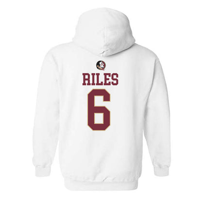 FSU - NCAA Football : Desirrio Riles - Fashion Shersey Hooded Sweatshirt-1