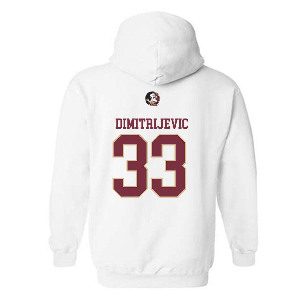 FSU - NCAA Softball : Lisabella Dimitrijevic - Fashion Shersey Hooded Sweatshirt-1