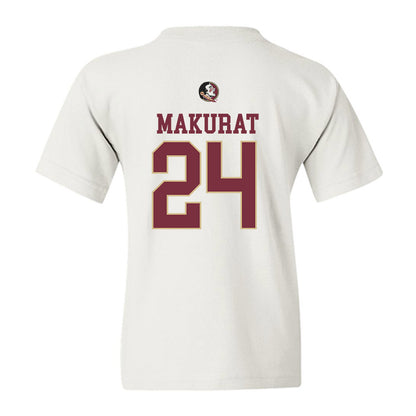 FSU - NCAA Women's Basketball : Agata Makurat - Fashion Shersey Youth T-Shirt-1