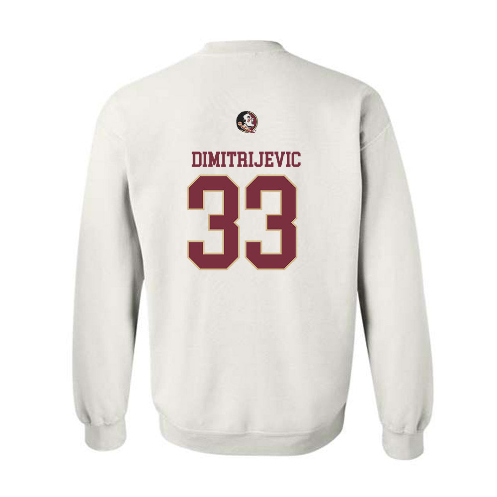 FSU - NCAA Softball : Bella Dimitrijevic - Fashion Shersey Crewneck Sweatshirt-1