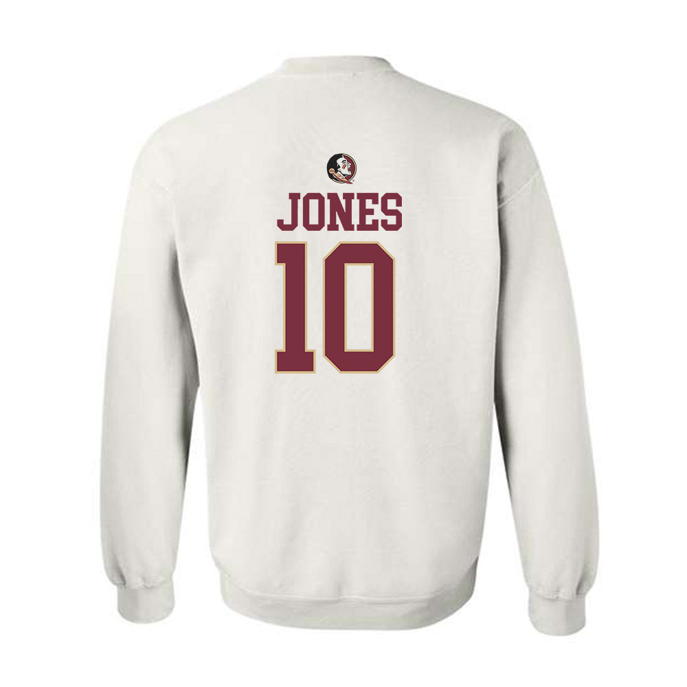 FSU - NCAA Football : Christopher Jones - Fashion Shersey Crewneck Sweatshirt-1