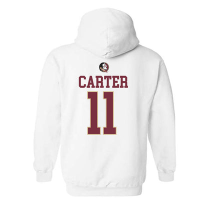FSU - NCAA Football : Devin Carter - Fashion Shersey Hooded Sweatshirt-1