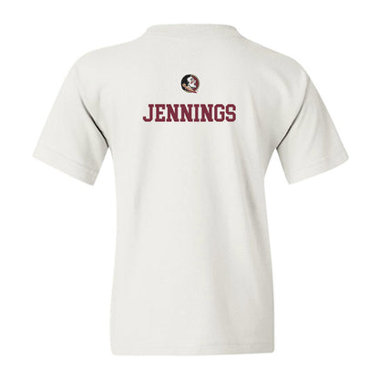 FSU - NCAA Women's Swimming & Diving : Eden Jennings - Fashion Shersey Youth T-Shirt-1