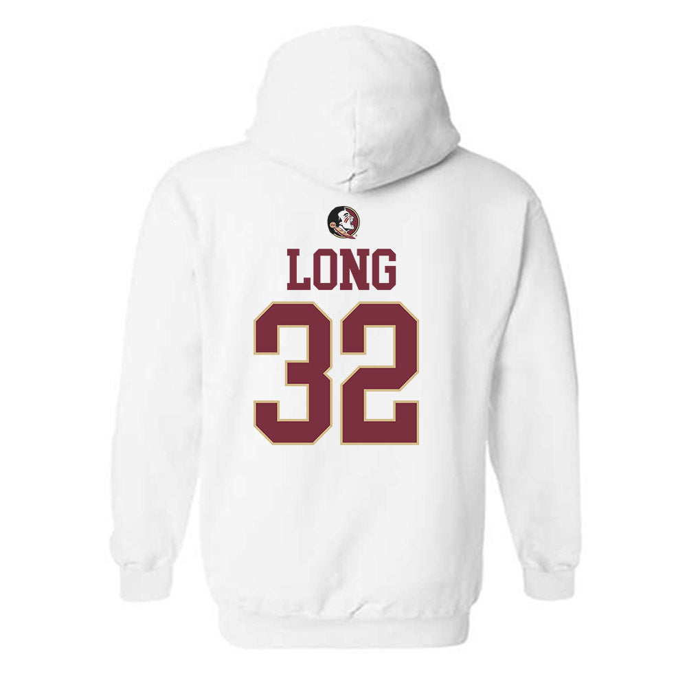 FSU - NCAA Women's Lacrosse : Brooke Long - Fashion Shersey Hooded Sweatshirt-1