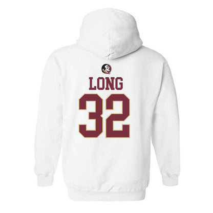 FSU - NCAA Women's Lacrosse : Brooke Long - Fashion Shersey Hooded Sweatshirt-1