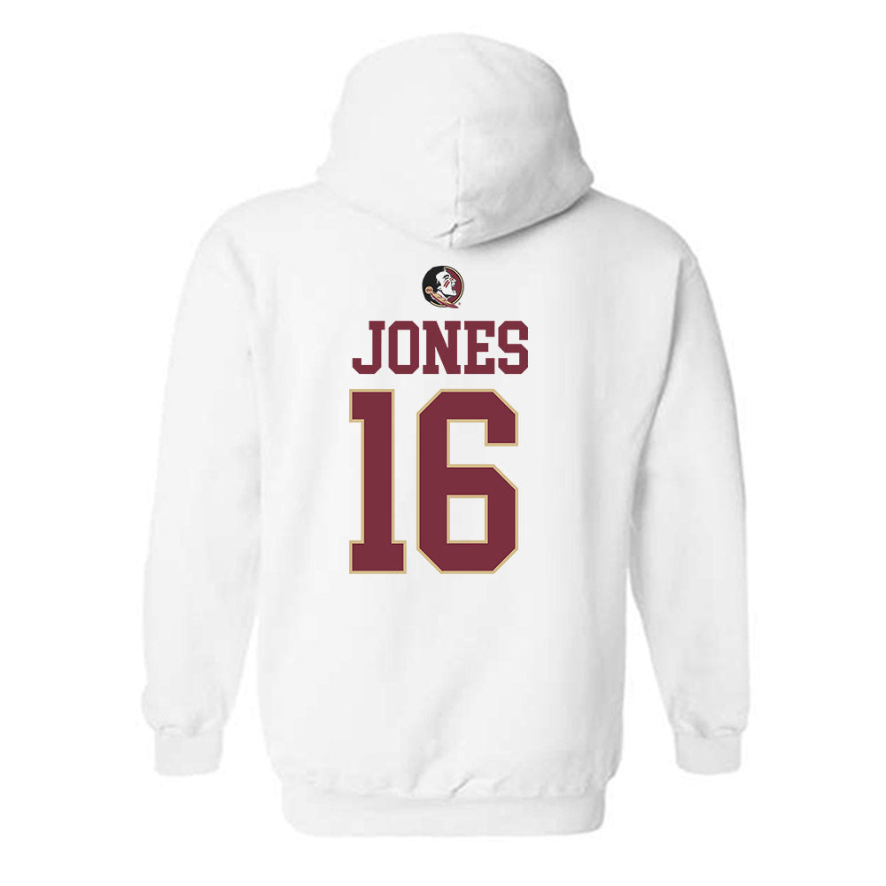 FSU - NCAA Football : Quindarrius Jones - Fashion Shersey Hooded Sweatshirt