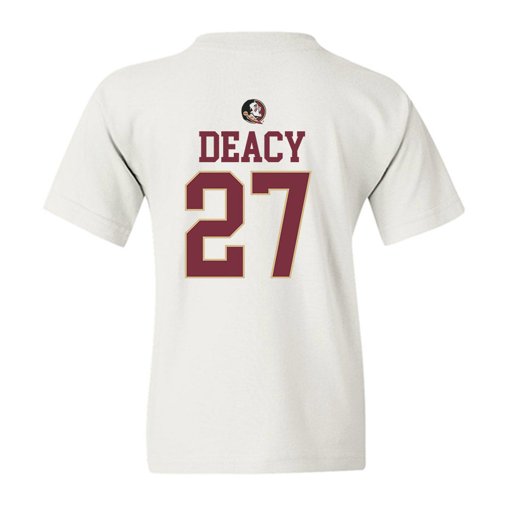 FSU - NCAA Women's Lacrosse : Alyssa Deacy - Fashion Shersey Youth T-Shirt-1