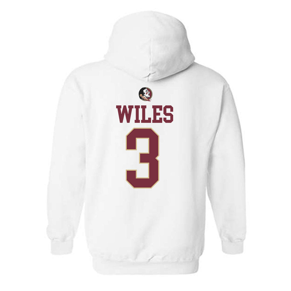 FSU - NCAA Women's Lacrosse : Brogan Wiles - Fashion Shersey Hooded Sweatshirt-1