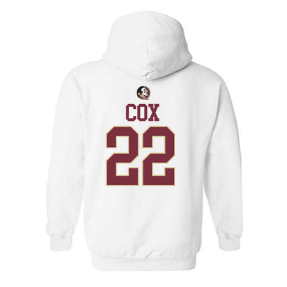 FSU - NCAA Women's Lacrosse : Charlise Cox - Fashion Shersey Hooded Sweatshirt-1
