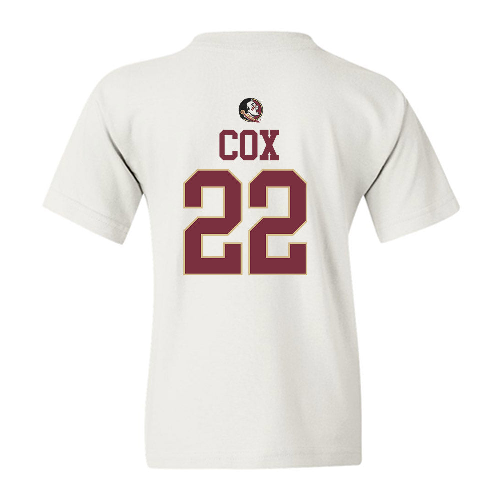 FSU - NCAA Women's Lacrosse : Charlise Cox - Fashion Shersey Youth T-Shirt-1