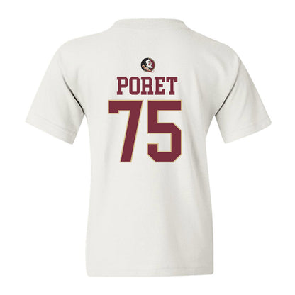 FSU - NCAA Football : Sean Poret - Fashion Shersey Youth T-Shirt-1