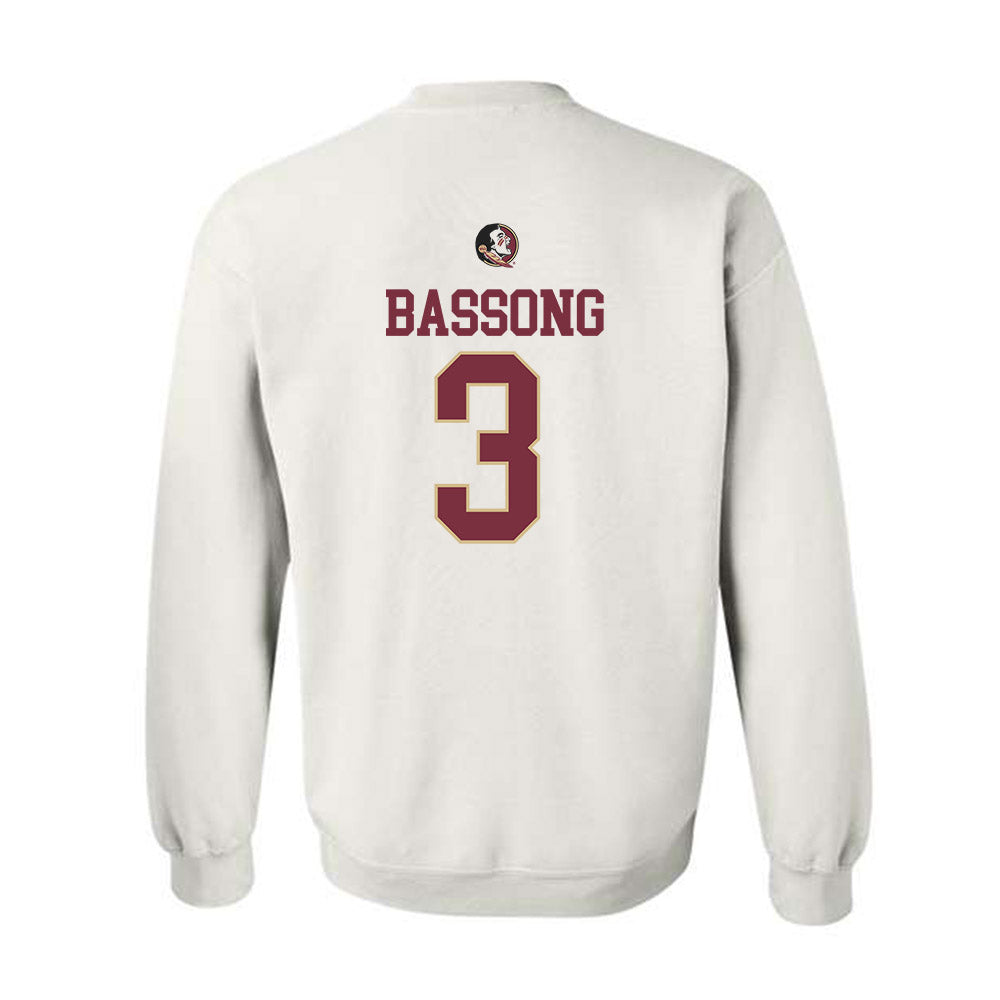 FSU - NCAA Men's Basketball : Thomas Bassong - Fashion Shersey Crewneck Sweatshirt-1