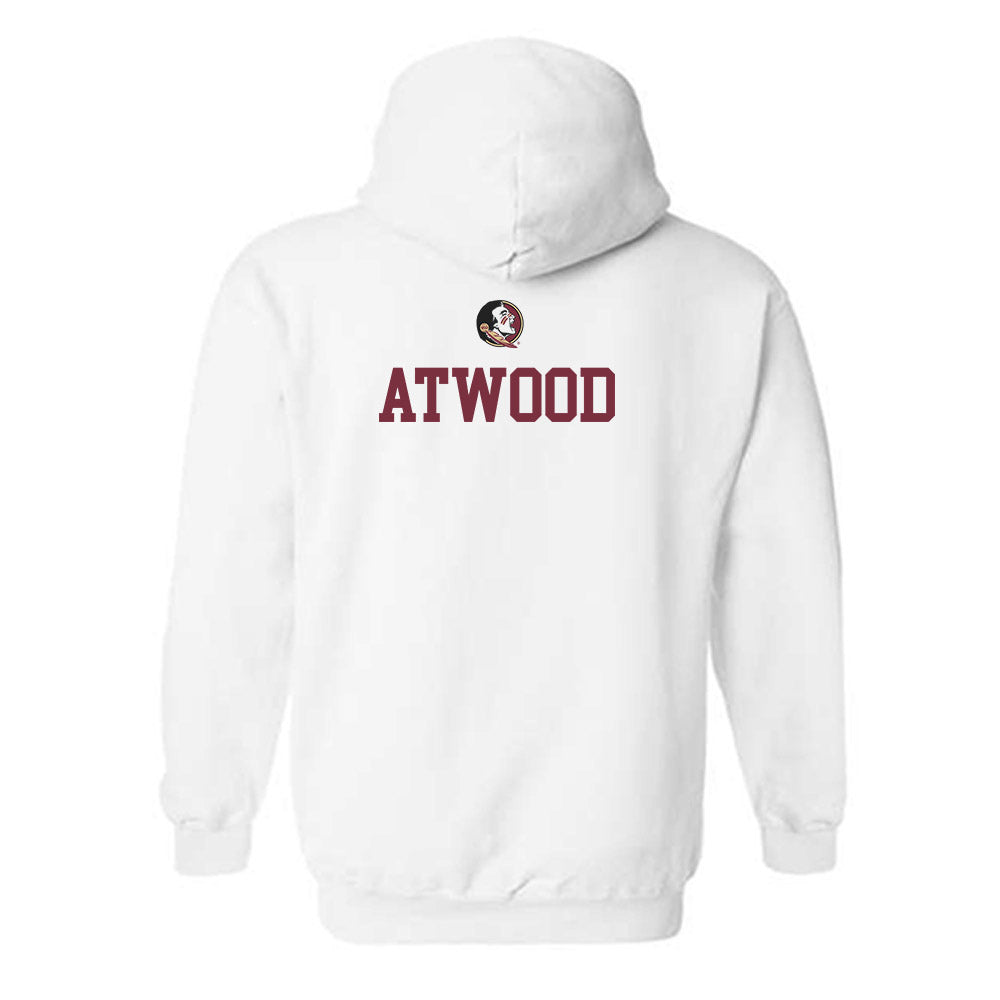 FSU - NCAA Men's Track & Field : Jake Atwood - Fashion Shersey Hooded Sweatshirt-1
