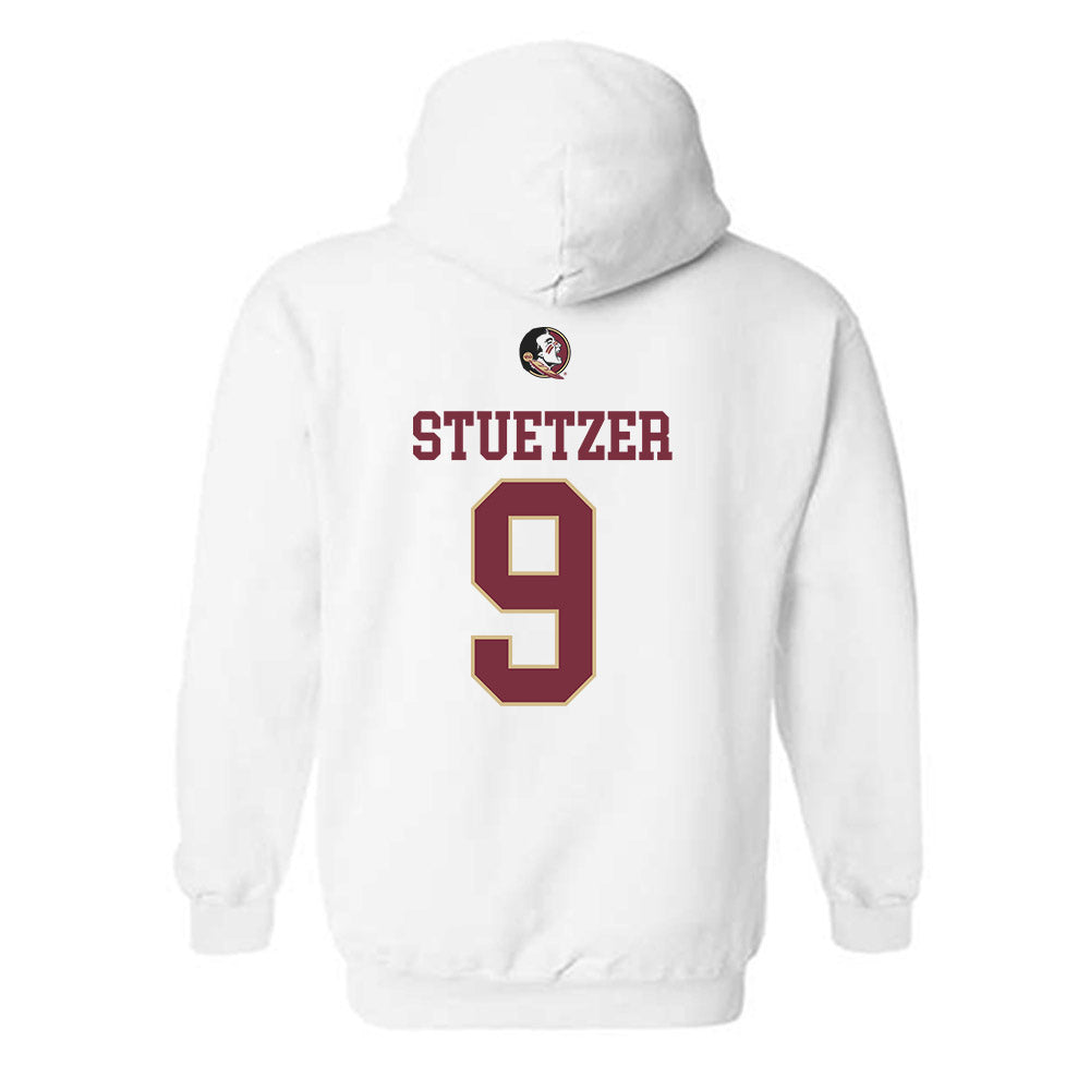 FSU - NCAA Baseball : John Stuetzer - Fashion Shersey Hooded Sweatshirt-1