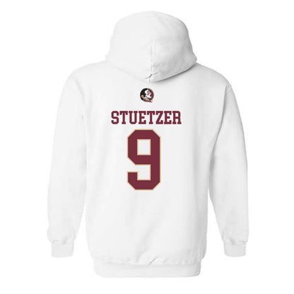 FSU - NCAA Baseball : John Stuetzer - Fashion Shersey Hooded Sweatshirt-1