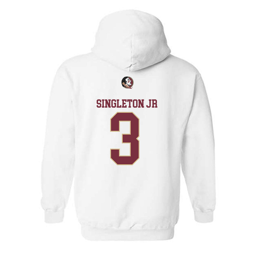 FSU - NCAA Football : Samuel Singleton Jr - Fashion Shersey Hooded Sweatshirt-1