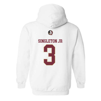 FSU - NCAA Football : Samuel Singleton Jr - Fashion Shersey Hooded Sweatshirt-1