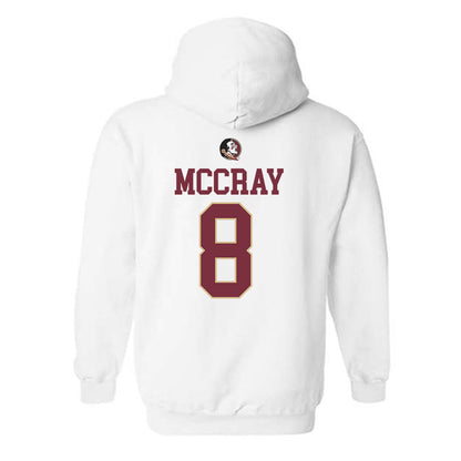 FSU - NCAA Football : Deante McCray - Fashion Shersey Hooded Sweatshirt-1