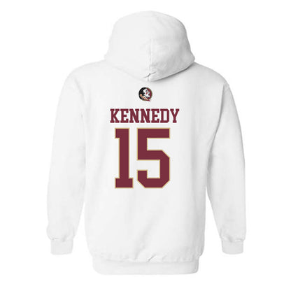 FSU - NCAA Football : Rylan Kennedy - Fashion Shersey Hooded Sweatshirt-1
