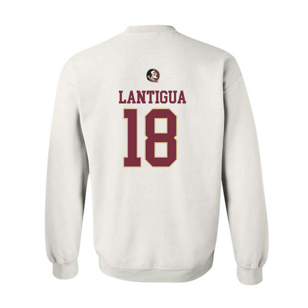 FSU - NCAA Baseball : Emmanuel Lantigua - Fashion Shersey Crewneck Sweatshirt-1