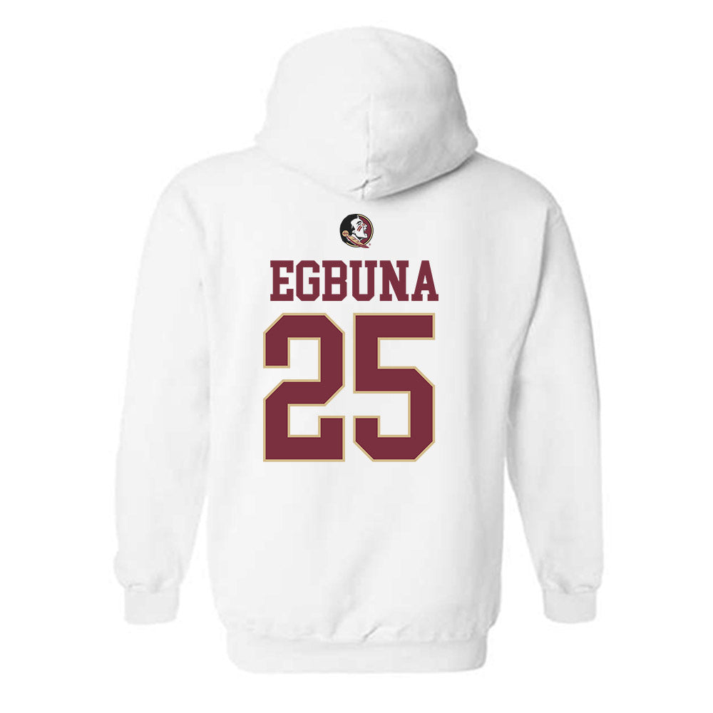 FSU - NCAA Women's Basketball : Joy Egbuna - Fashion Shersey Hooded Sweatshirt-1