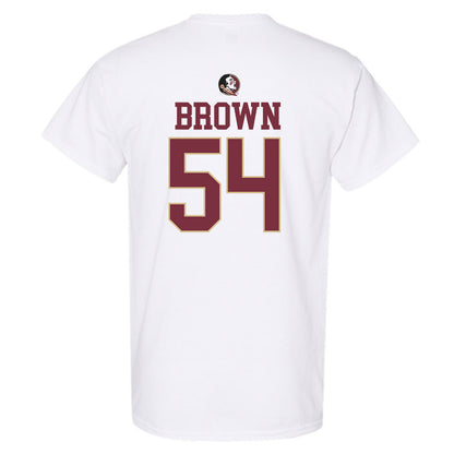FSU - NCAA Football : Chastan Brown - Fashion Shersey T-Shirt-1