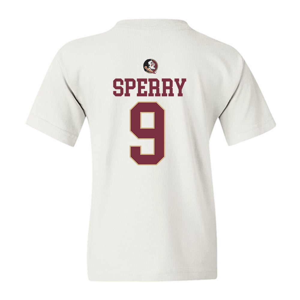FSU - NCAA Football : Kevin Sperry - Fashion Shersey Youth T-Shirt-1
