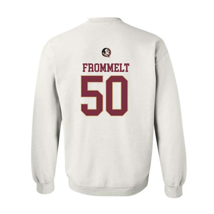 FSU - NCAA Baseball : Kaden Frommelt - Fashion Shersey Crewneck Sweatshirt-1