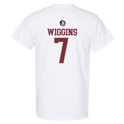 FSU - NCAA Men's Basketball : Chauncey Wiggins - Fashion Shersey T-Shirt-1
