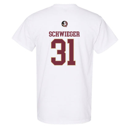 FSU - NCAA Men's Basketball : Cooper Schwieger - Fashion Shersey T-Shirt-1