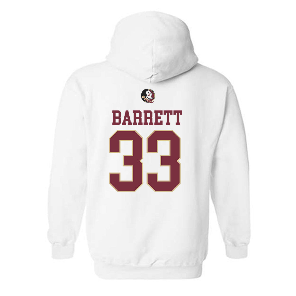 FSU - NCAA Baseball : Ben Barrett - Fashion Shersey Hooded Sweatshirt