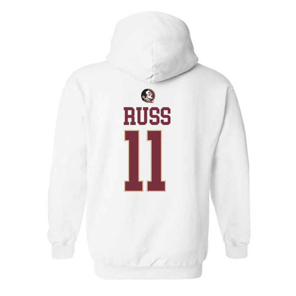 FSU - NCAA Women's Volleyball : Caylan Russ - Fashion Shersey Hooded Sweatshirt