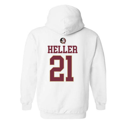 FSU - NCAA Softball : Marin Heller - Fashion Shersey Hooded Sweatshirt-1