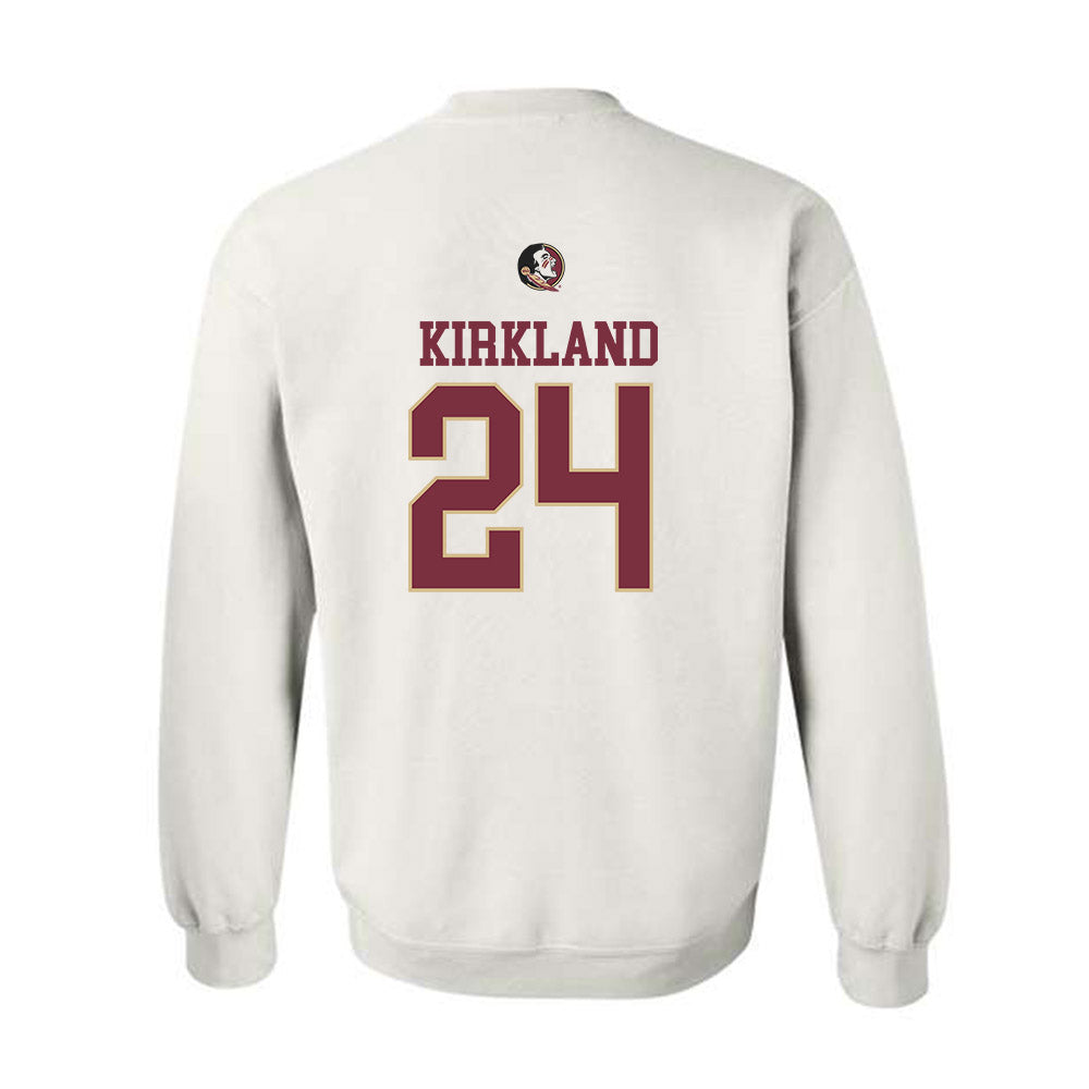FSU - NCAA Football : K.J. Kirkland - Fashion Shersey Crewneck Sweatshirt-1