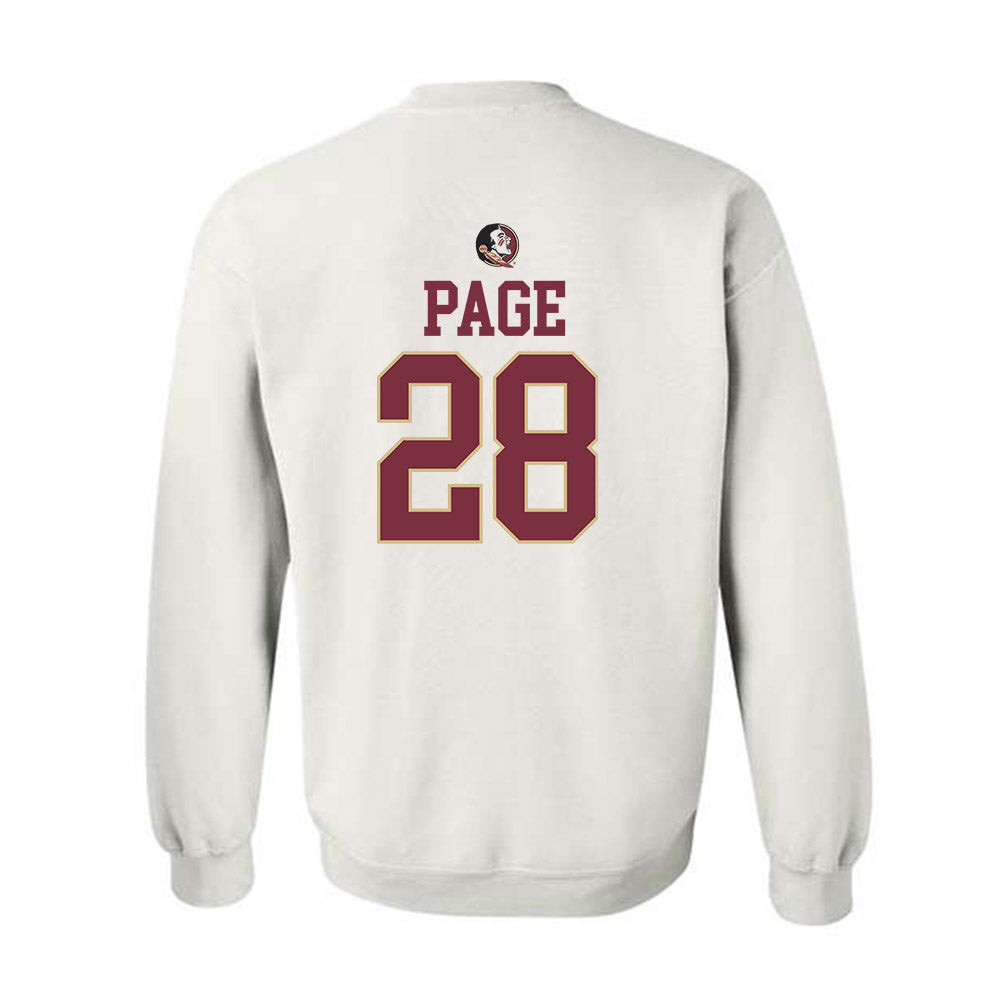 FSU - NCAA Women's Soccer : Olivia Page - Fashion Shersey Crewneck Sweatshirt-1